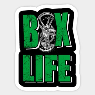 Box Life Green Sticker